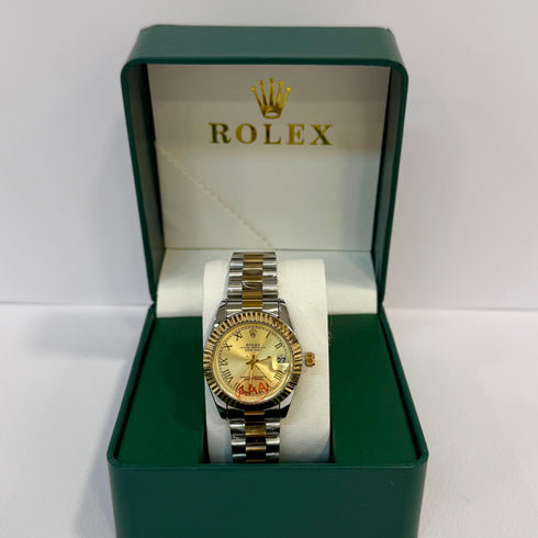 Rolex Lady Datejust Ασημί χρυσό 28mm