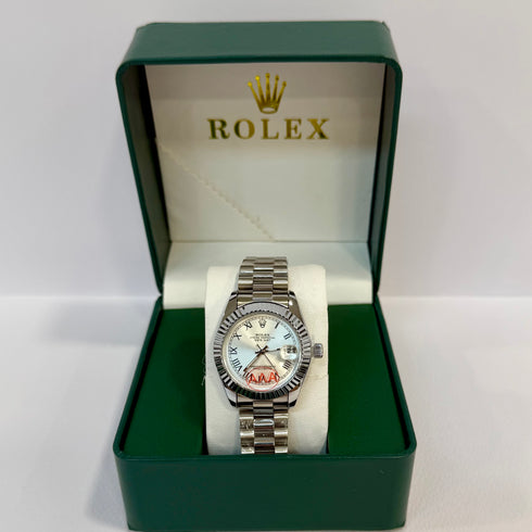 Rolex Lady Datejust Ασήμι 28mm