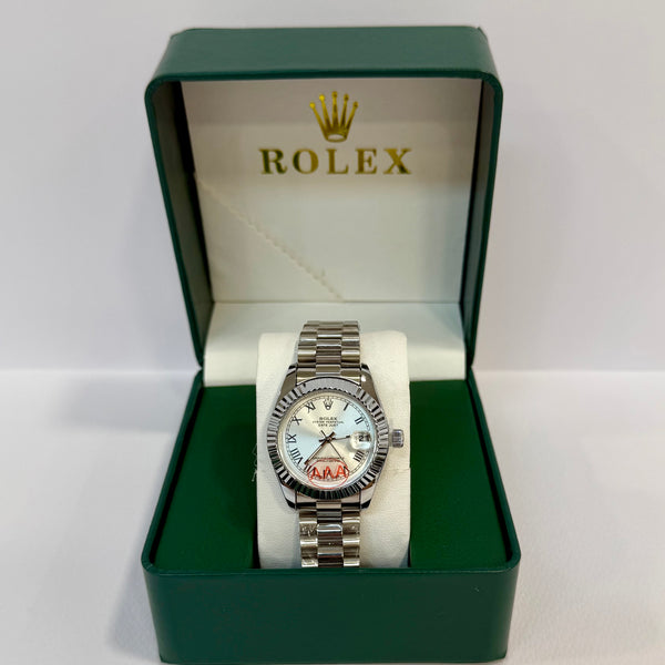 Rolex Lady Datejust Ασήμι 28mm
