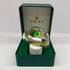 Rolex Datejust Green Half Gold 41mm