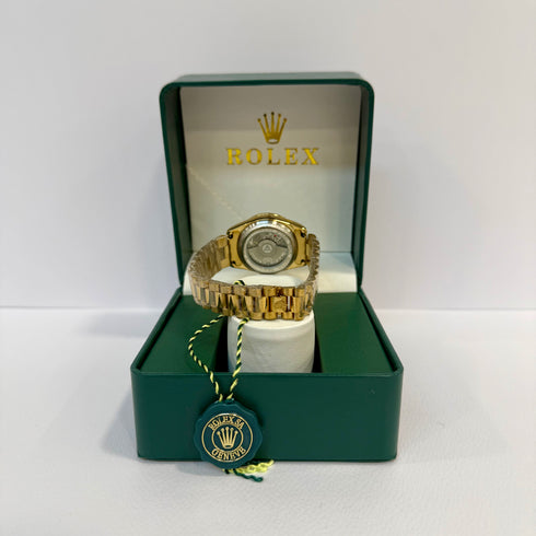 Rolex Lady Datejust Χρυσό πράσινο  28mm