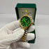 Rolex Datejust Green Half Gold 41mm
