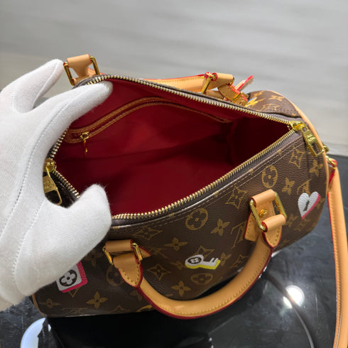 Louis Vuitton Monogram Love Lock Speedy 30.