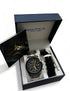 NAUTICA NST 101 CHRONO Black Rubber Strap