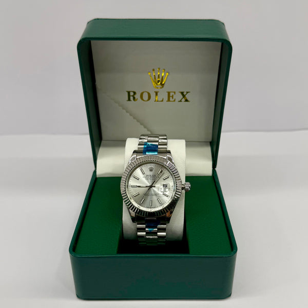 Rolex Datejust Silver 41mm