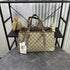 Gucci GG Monogram Emblem Tote Bag