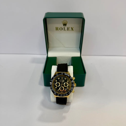 Rolex Daytona Cosmograph Oysterflex Μαύρο χρυσό 40mm