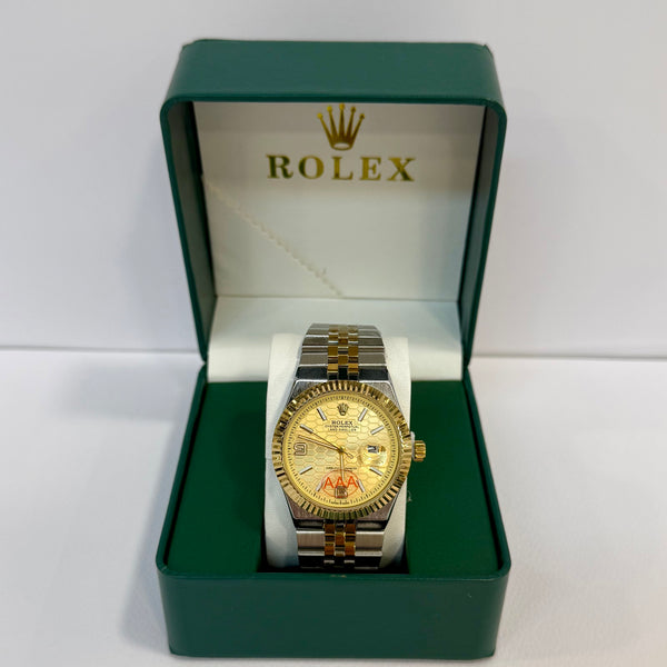 Rolex Land-Dweller Ασημί χρυσό 40mm