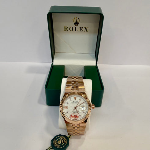 Rolex Land-Dweller Ροζ χρυσό 40mm