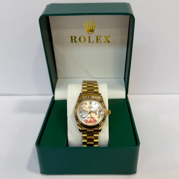 Rolex Lady Datejust Χρυσό ροζ 28mm