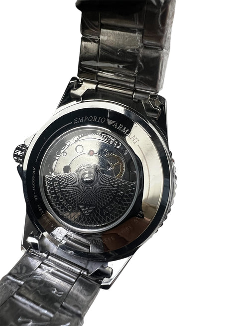 Emporio Armani Automatic Diver με ασημί μπρασελέ