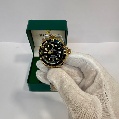 Rolex Submariner Gold half Black Date 40mm