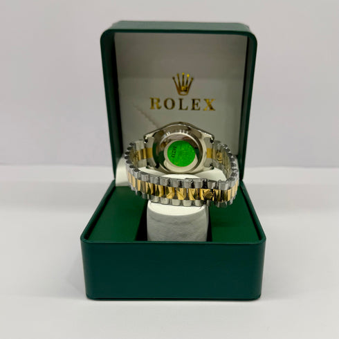 Rolex Datejust Gold Half Black 41mm