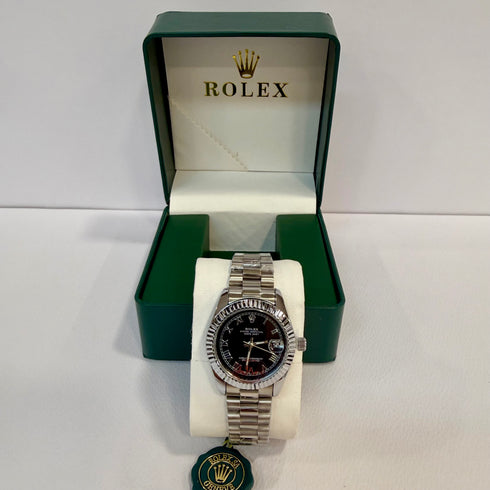 Rolex Lady Datejust Μαύρο 28mm