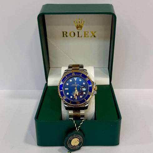 Rolex Submariner Ασημί χρυσό 40mm
