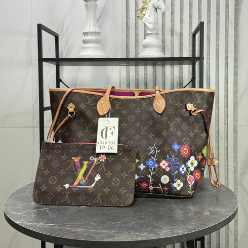 Louis Vuitton x Takashi Murakami Neverfull MM