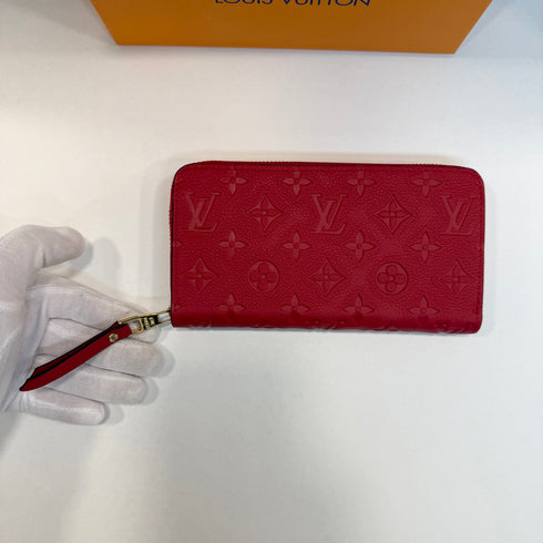 Louis Vuitton Zippy Wallet κόκκινο