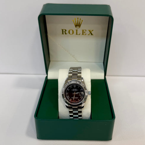 Rolex Lady Datejust Μαύρο 28mm