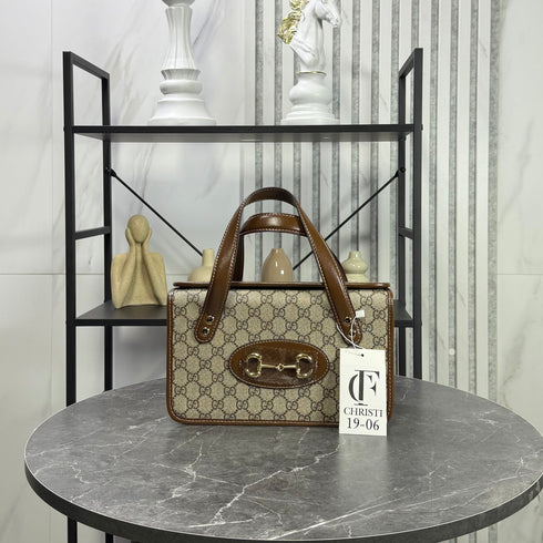 Gucci Horsebit 1955 Mini Top Handle / Box Tote Bag
