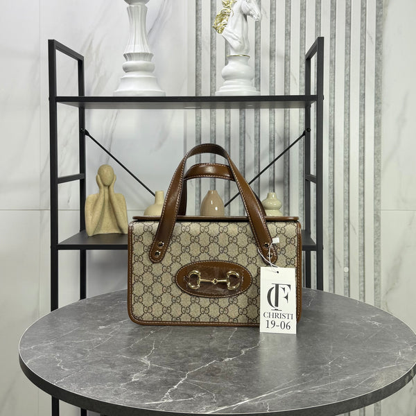 Gucci Horsebit 1955 Mini Top Handle / Box Tote Bag