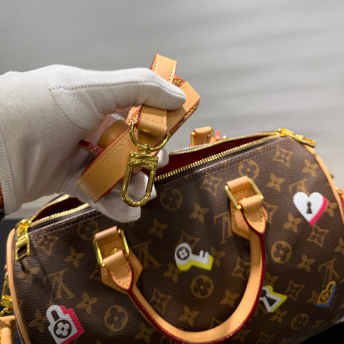 Louis Vuitton Monogram Love Lock Speedy 30.