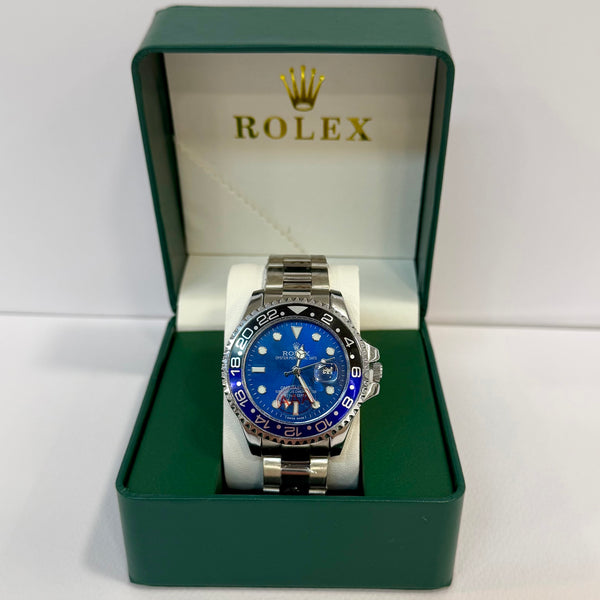 Rolex GMT-Master II Ασημί Μπλε  40mm