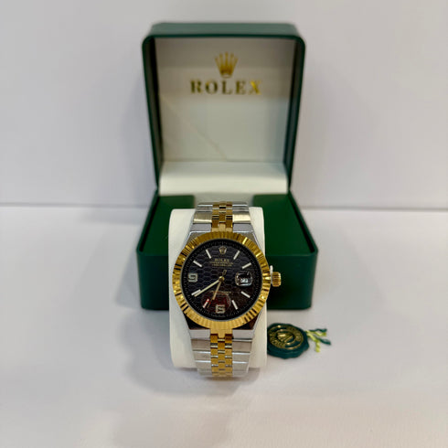 Rolex Land-Dweller Ασημί χρυσό 40mm