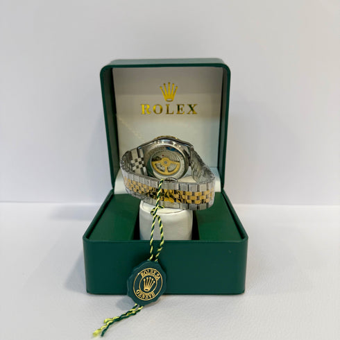 Rolex Land-Dweller Ασημί χρυσό 40mm