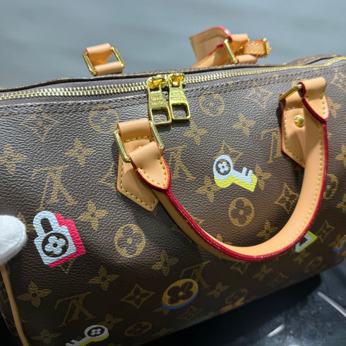 Louis Vuitton Monogram Love Lock Speedy 30.