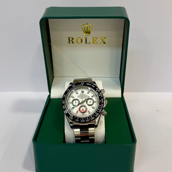 Rolex Daytona Cosmograph Ασημί άσπρο 40mm