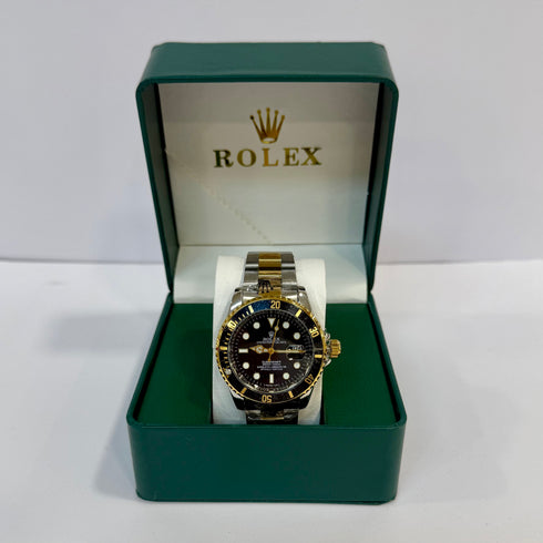 Rolex Submariner Gold half Black Date 40mm