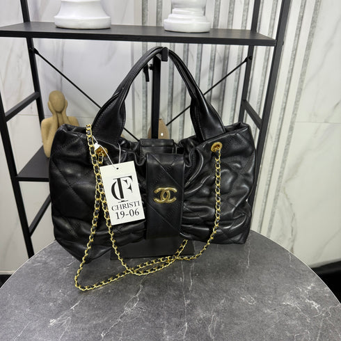 Chanel Lambskin Quilted Bow Bag