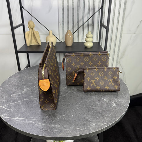 Louis Vuitton Monogram Trio Toilet Pouch