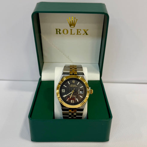 Rolex Land-Dweller Ασημί χρυσό 40mm